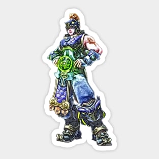 Overwatch Zarya Xuanwu Sticker